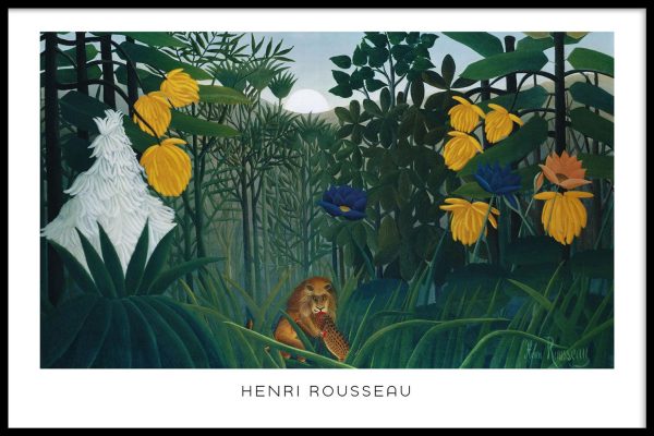 Henri Rousseau - The Repast Of The Lion For Cheap