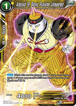 Android 19, Bionic Punisher Unleashed (Rare) (BT13-114) [Supreme Rivalry] Hot on Sale