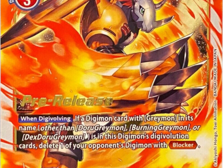 WarGreymon [BT5-016] [Battle of Omni Pre-Release Promos] Online Hot Sale