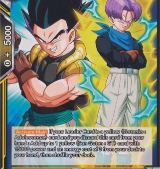 Trunks the Eager (BT10-109) [Rise of the Unison Warrior] Sale