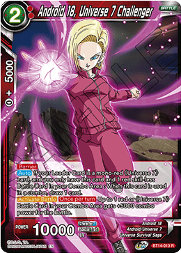 Android 18, Universe 7 Challenger (BT14-013) [Cross Spirits] Discount