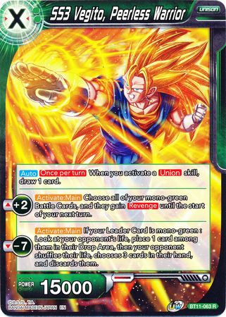 SS3 Vegito, Peerless Warrior (BT11-063) [Vermilion Bloodline] Discount