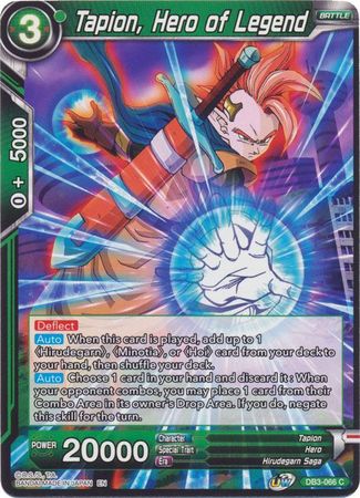 Tapion, Hero of Legend (DB3-066) [Giant Force] For Cheap