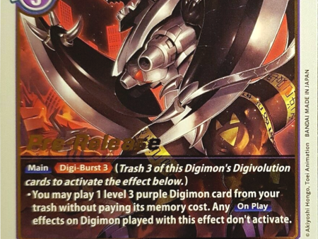 BlackWarGrowlmon [BT5-079] [Battle of Omni Pre-Release Promos] Cheap