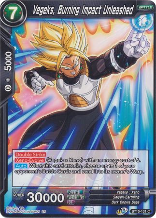 Vegeks, Burning Impact Unleashed (BT10-131) [Rise of the Unison Warrior] Hot on Sale