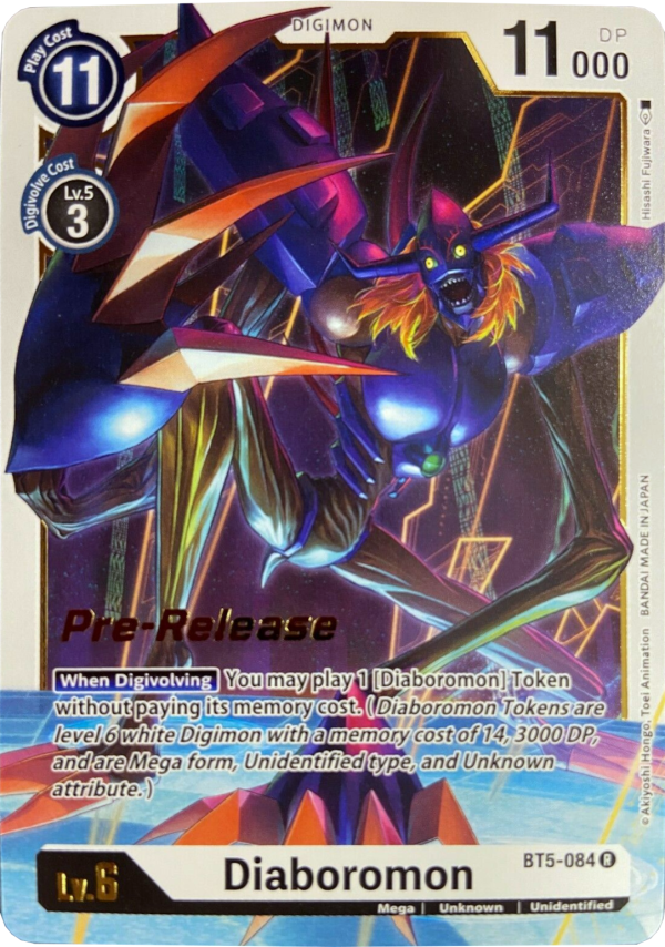 Diaboromon [BT5-084] [Battle of Omni Pre-Release Promos] Online Sale