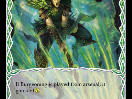 Burgeoning (Yellow) [LGS070] (Promo)  Rainbow Foil Supply