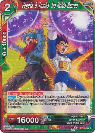 Vegeta & Trunks, No Holds Barred (BT10-144) [Revision Pack 2020] Fashion