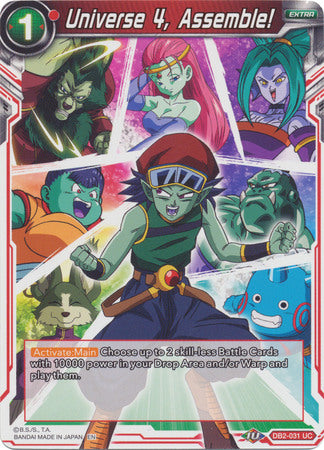 Universe 4, Assemble! (DB2-031) [Divine Multiverse] Online Hot Sale