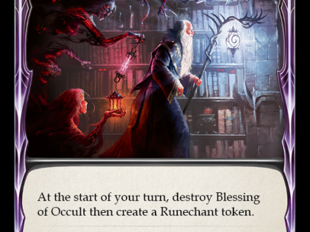 Blessing of Occult (Blue) [DYN181] (Dynasty)  Rainbow Foil Hot on Sale