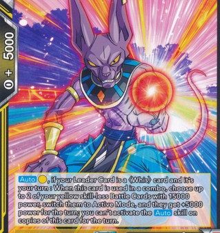 Beerus, in Awe of the Golden Emperor (BT12-098) [Vicious Rejuvenation] Online now