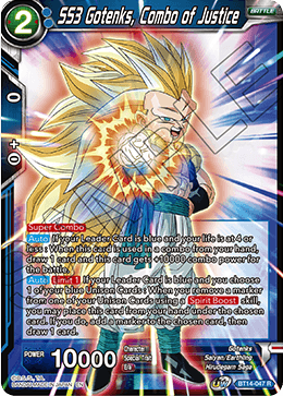 SS3 Gotenks, Combo of Justice (BT14-047) [Cross Spirits] Sale