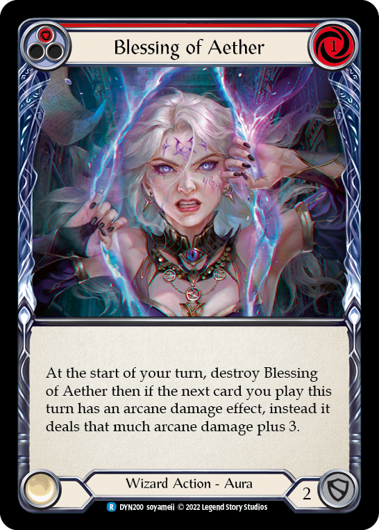 Blessing of Aether (Red) [DYN200] (Dynasty) For Discount