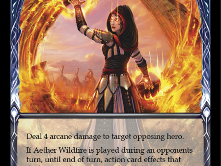 Aether Wildfire [EVR123] (Everfest)  1st Edition Extended Art Rainbow Foil Cheap