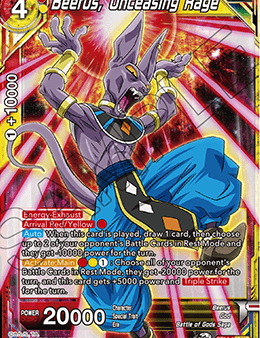 Beerus, Unceasing Rage (BT14-147) [Cross Spirits] on Sale