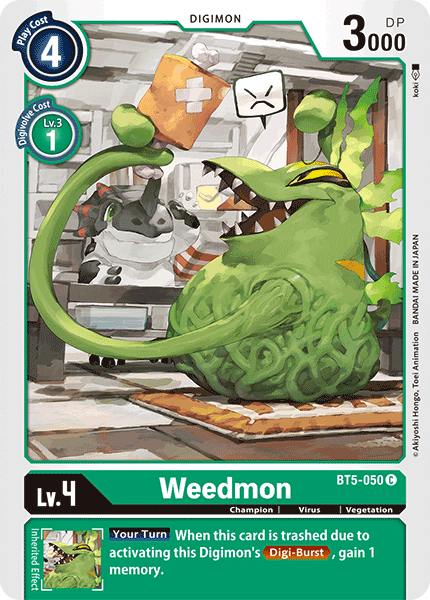 Weedmon [BT5-050] [Battle of Omni] Supply