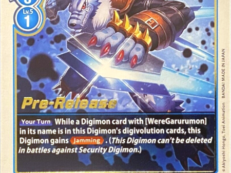 WereGarurumon: Sagittarius Mode [BT5-029] [Battle of Omni Pre-Release Promos] Online