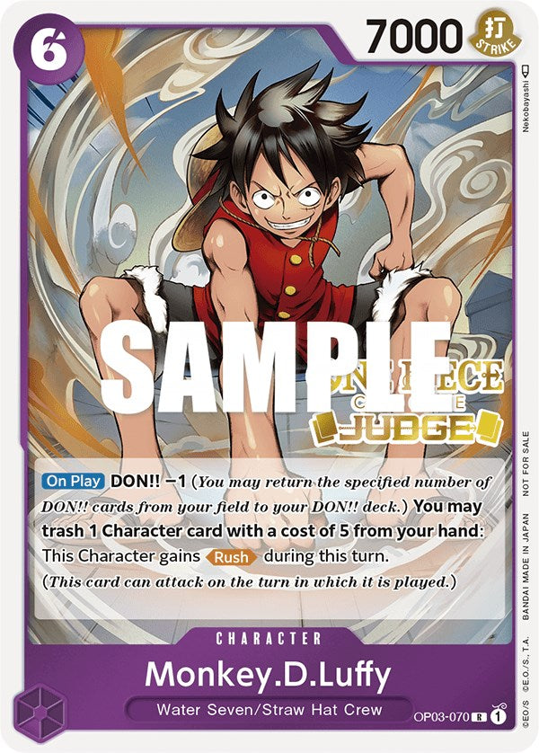 Monkey.D.Luffy (Judge Pack Vol. 2) [One Piece Promotion Cards] Fashion