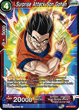 Surprise Attack Son Gohan (Starter Deck - Pride of the Saiyans) (SD15-04) [Cross Spirits] Online Hot Sale