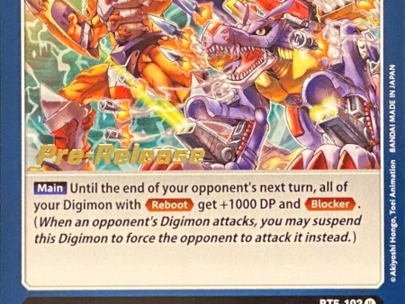 A Blazing Storm of Metal! [BT5-103] [Battle of Omni Pre-Release Promos] Discount