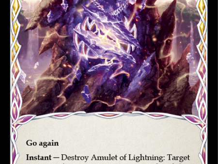 Amulet of Lightning [LGS065] (Promo)  Cold Foil Sale