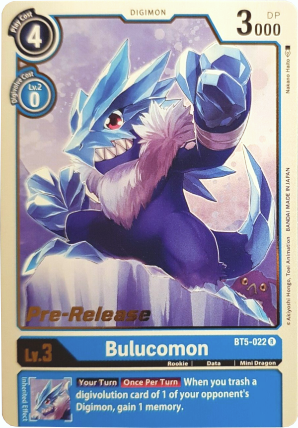 Bulucomon [BT5-022] [Battle of Omni Pre-Release Promos] Online now