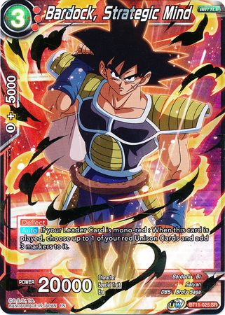 Bardock, Strategic Mind (BT11-025) [Vermilion Bloodline] For Discount