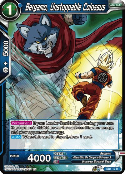 Bergamo, Unstoppable Colossus (EB1-17) [Battle Evolution Booster] Fashion