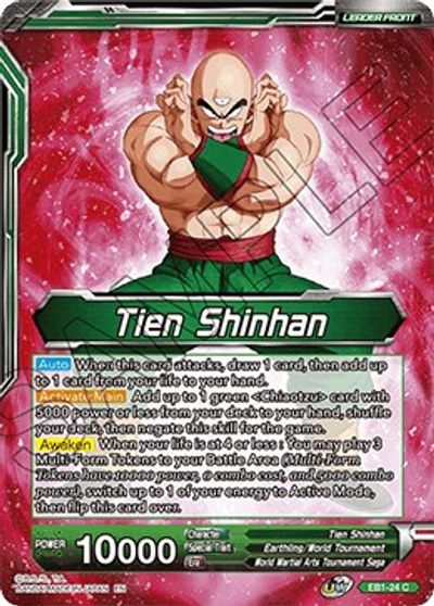 Tien Shinhan    Tien Shinhan, Mysterious Technique (EB1-024) [Battle Evolution Booster] Fashion