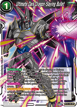 Ultimate Dark Dragon-Slaying Bullet (BT14-140) [Cross Spirits] Hot on Sale