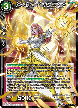 Supreme Kai of Time, Time Labyrinth Unleashed (BT13-135) [Supreme Rivalry] Cheap