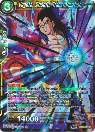 Vegeta, Prideful Transformation (BT10-105) [Rise of the Unison Warrior] For Discount