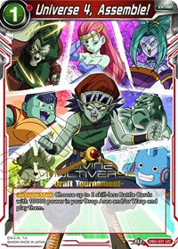 Universe 4, Assemble! (Divine Multiverse Draft Tournament) (DB2-031) [Tournament Promotion Cards] Hot on Sale