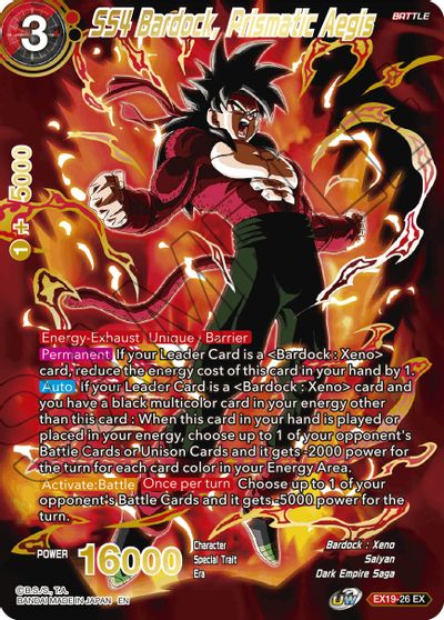 SS4 Bardock, Prismatic Aegis (EX19-26) [Special Anniversary Set 2021] Online