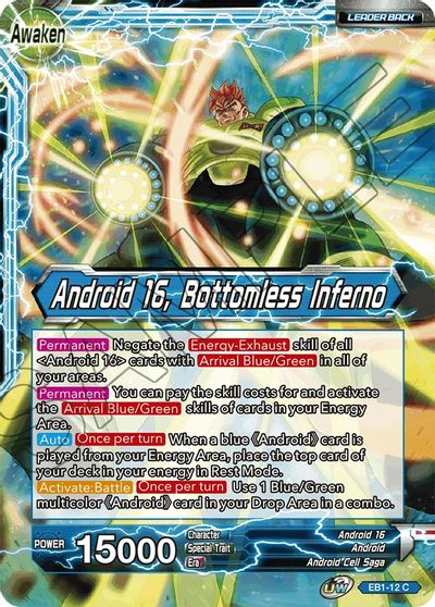 Android 16    Android 16, Bottomless Inferno (EB1-12) [Battle Evolution Booster] For Discount