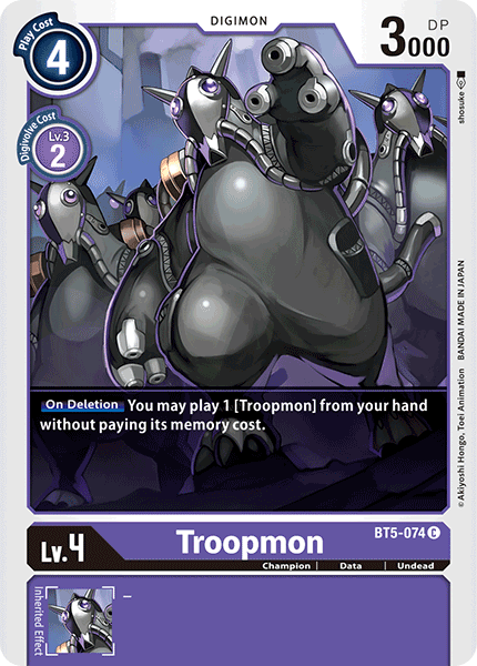 Troopmon [BT5-074] [Battle of Omni] Online now