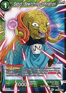 Babidi, Bewitching Domination (Rare) (BT13-075) [Supreme Rivalry] Sale