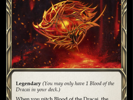 Blood of the Dracai [UPR000] (Uprising)  Rainbow Foil Hot on Sale