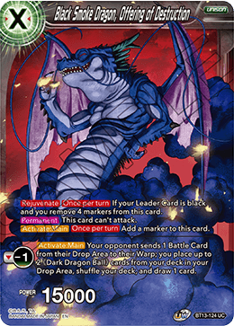 Black Smoke Dragon, Offering of Destruction (Uncommon) (BT13-124) [Supreme Rivalry] For Cheap