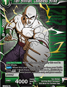 Tien Shinhan, Ceaseless Strike (Gold Stamped) (P-357) [Tournament Promotion Cards] Online now