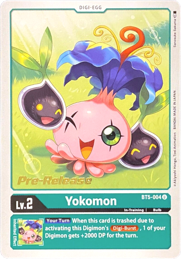 Yokomon [BT5-004] [Battle of Omni Pre-Release Promos] Sale