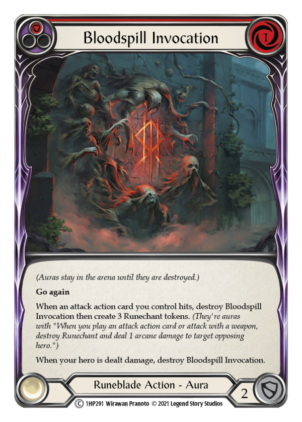 Bloodspill Invocation (Red) [1HP291] (History Pack 1) For Cheap