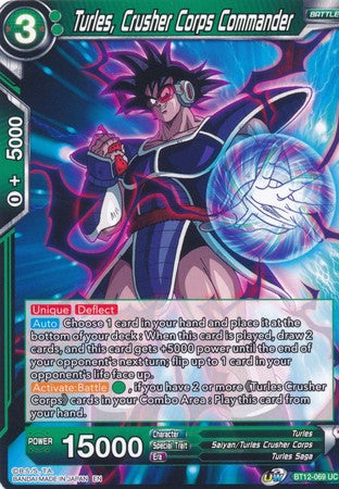 Turles, Crusher Corps Commander (BT12-069) [Vicious Rejuvenation] For Discount