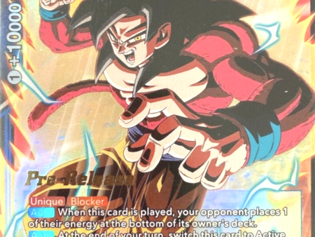 SS4 Son Goku, Energy Annihilator (BT11-049) [Vermilion Bloodline Prerelease Promos] Cheap