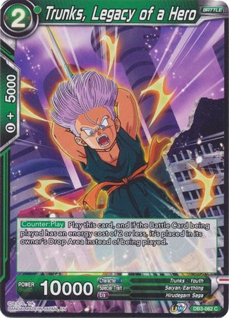 Trunks, Legacy of a Hero (DB3-062) [Giant Force] Online now