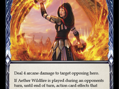 Aether Wildfire [EVR123] (Everfest)  1st Edition Rainbow Foil Online Hot Sale