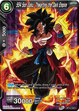 SS4 Son Goku, Thwarting the Dark Empire (Common) (BT13-126) [Supreme Rivalry] For Discount