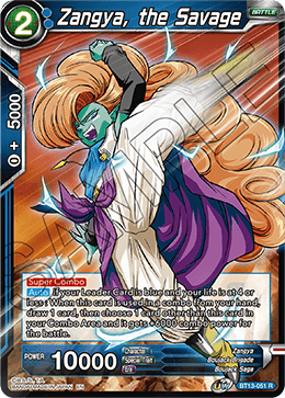 Zangya, the Savage (Rare) (BT13-051) [Supreme Rivalry] on Sale