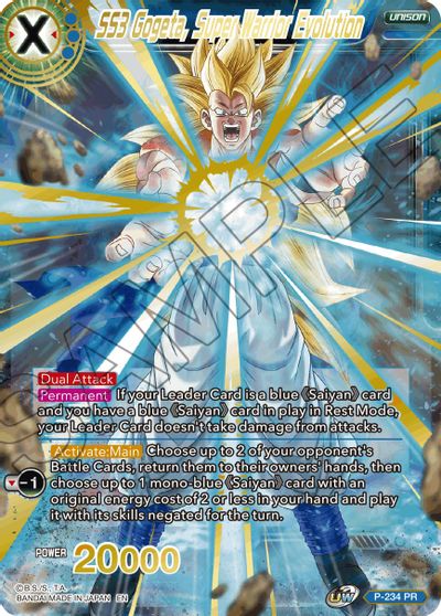 SS3 Gogeta, Super Warrior Evolution (Alternate Art) (P-234) [Special Anniversary Set 2021] Discount