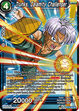 Trunks, Calamity Challenger (BT14-045) [Cross Spirits] Online Sale